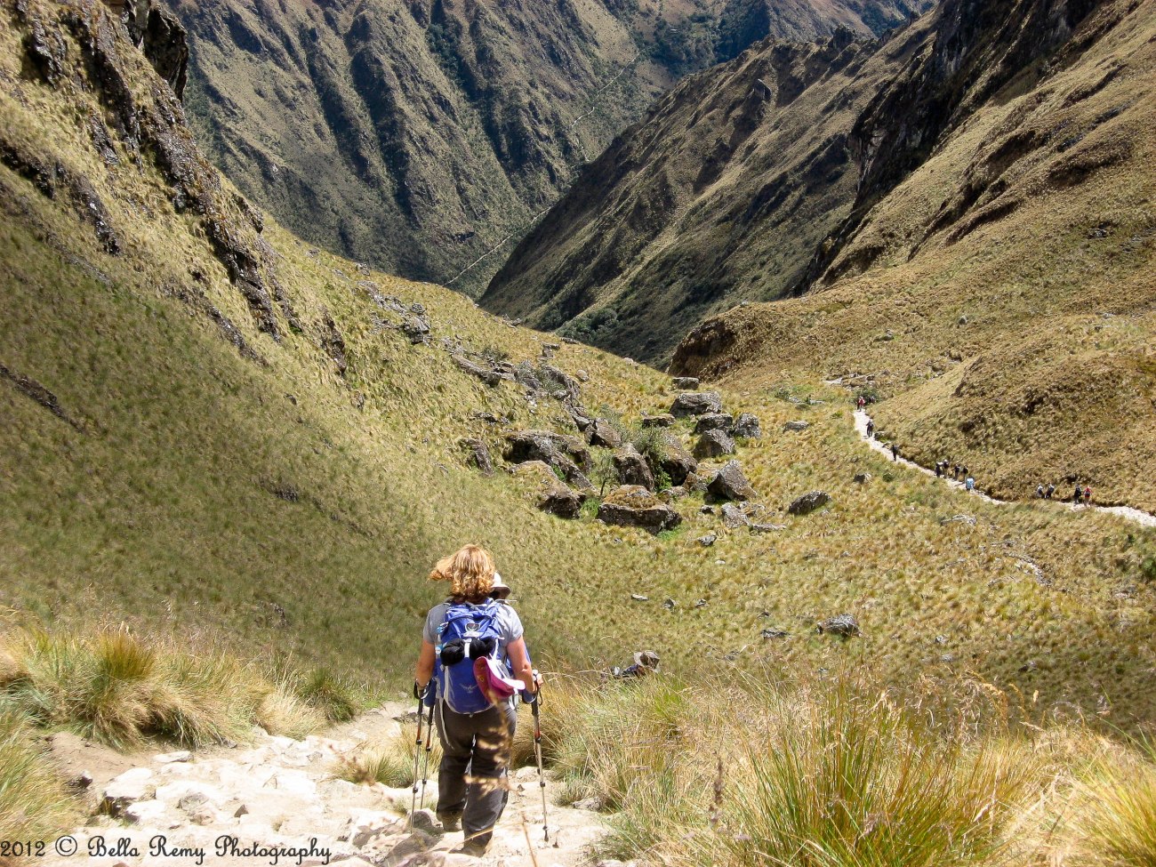 Descending from Dead Woman's Pass