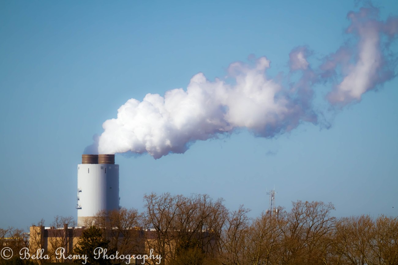 Smoke Stack on a clear day