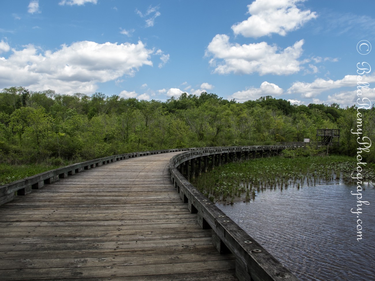 Bridge leading from Merkle Wildlife Sanctuary to Patuxent River Park